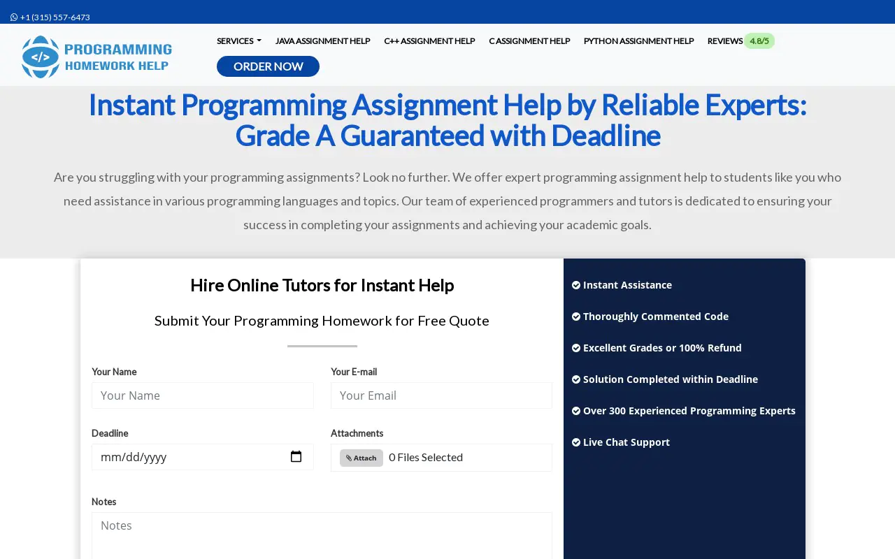 Programming Assignment Help on ReadSomeReviews