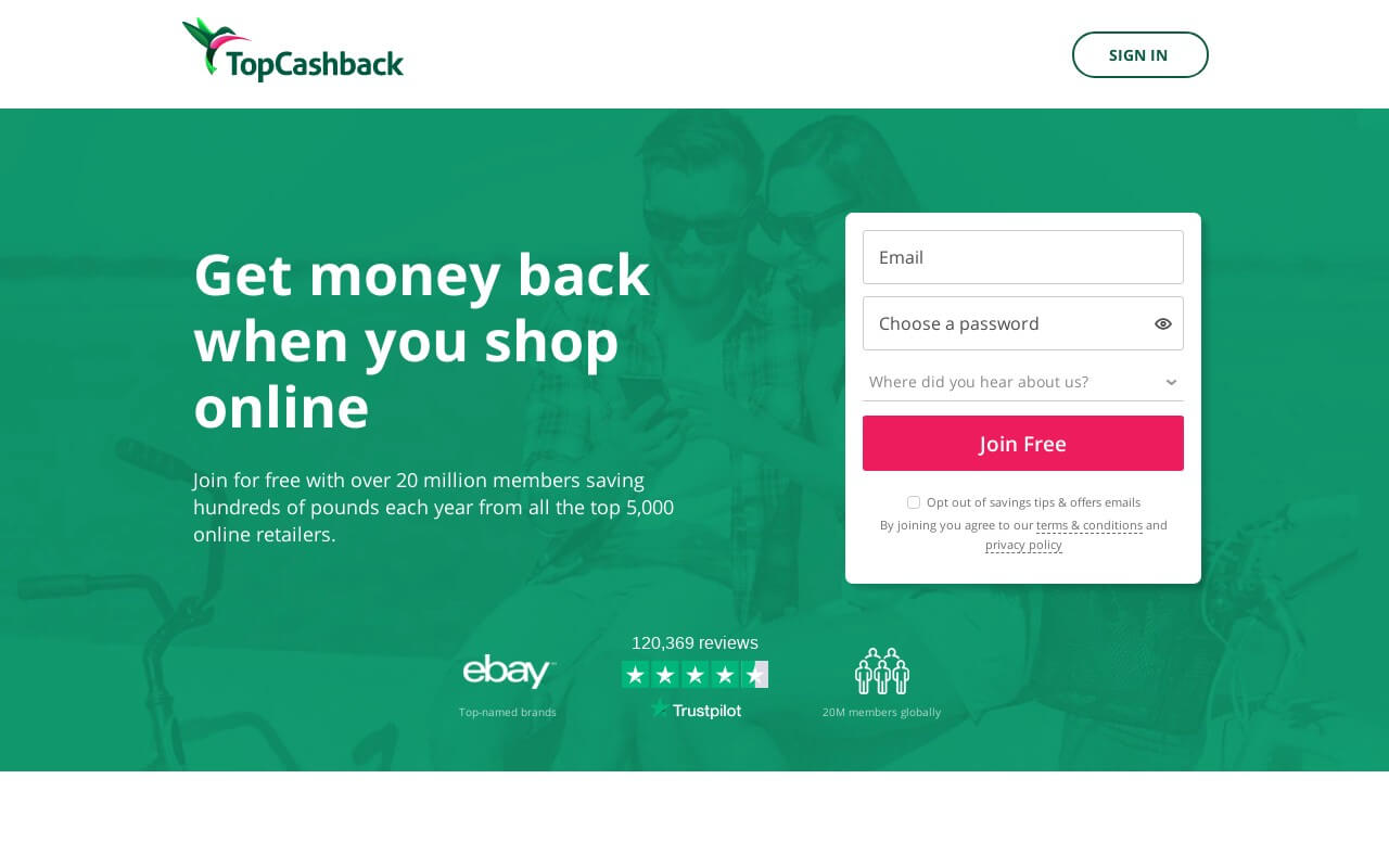 Topcashback on ReadSomeReviews