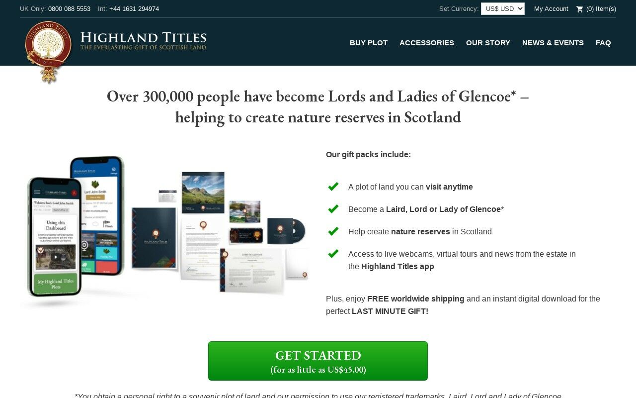 Highland Titles on ReadSomeReviews