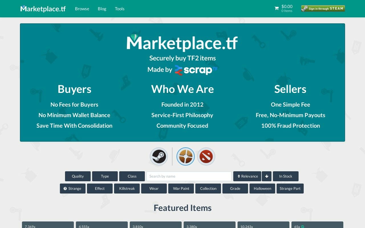 Marketplace.tf on ReadSomeReviews