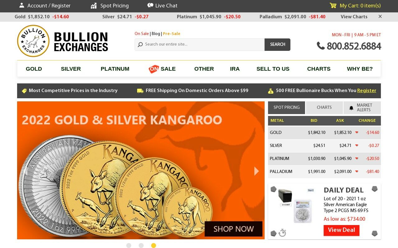 Bullion Exchanges on ReadSomeReviews