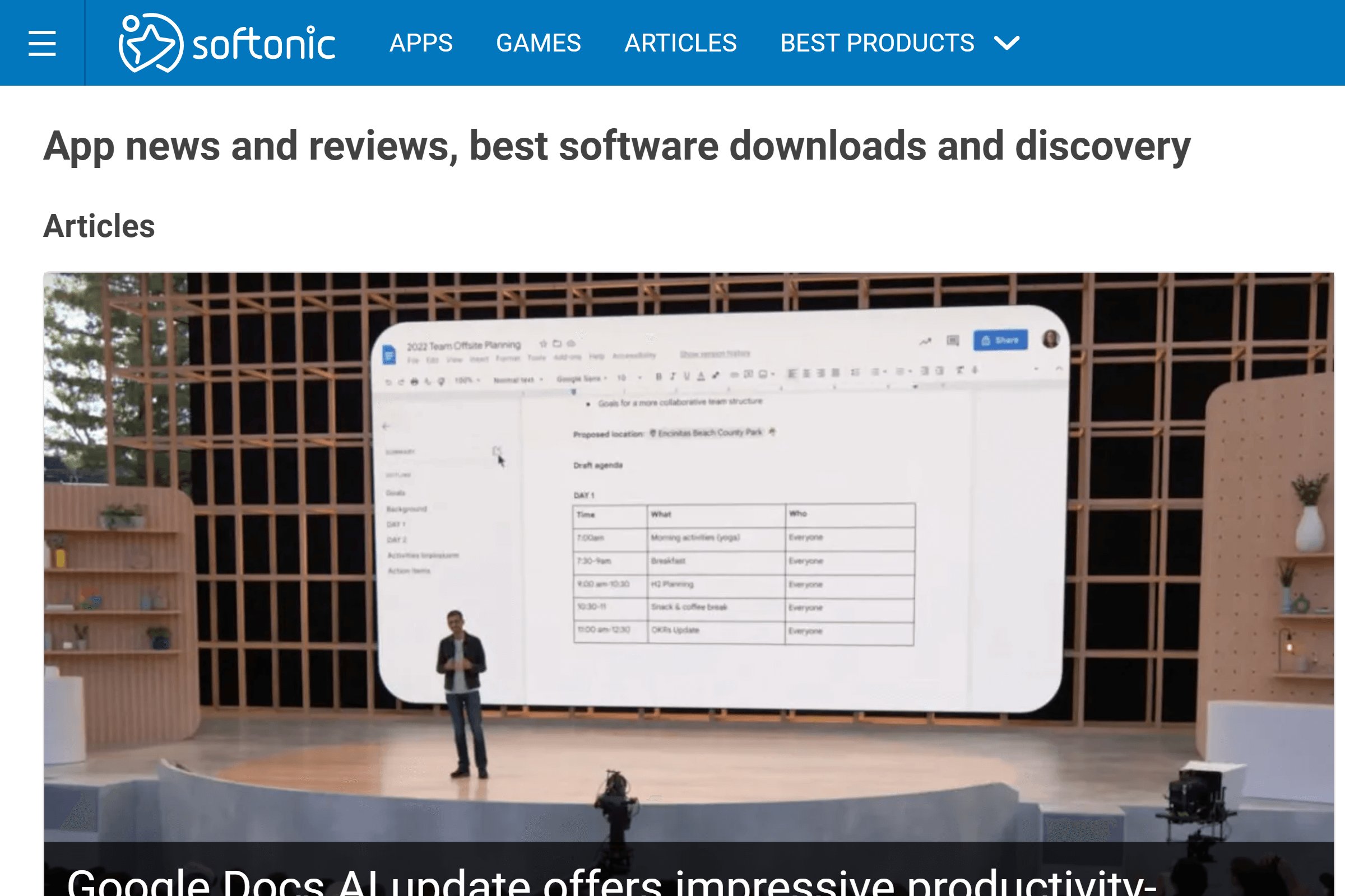 Softonic on ReadSomeReviews