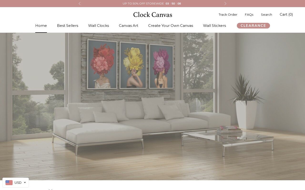 Clock Canvas on ReadSomeReviews