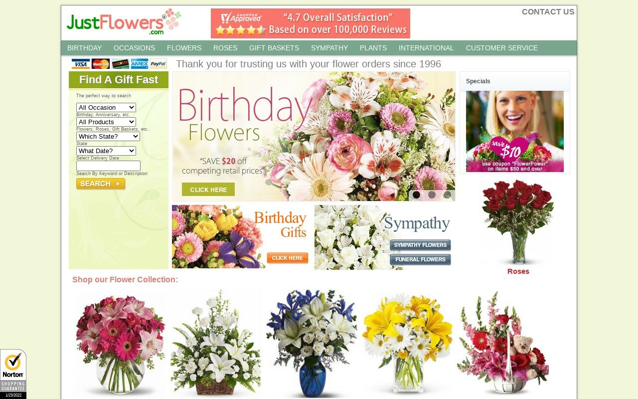 Just Flowers on ReadSomeReviews