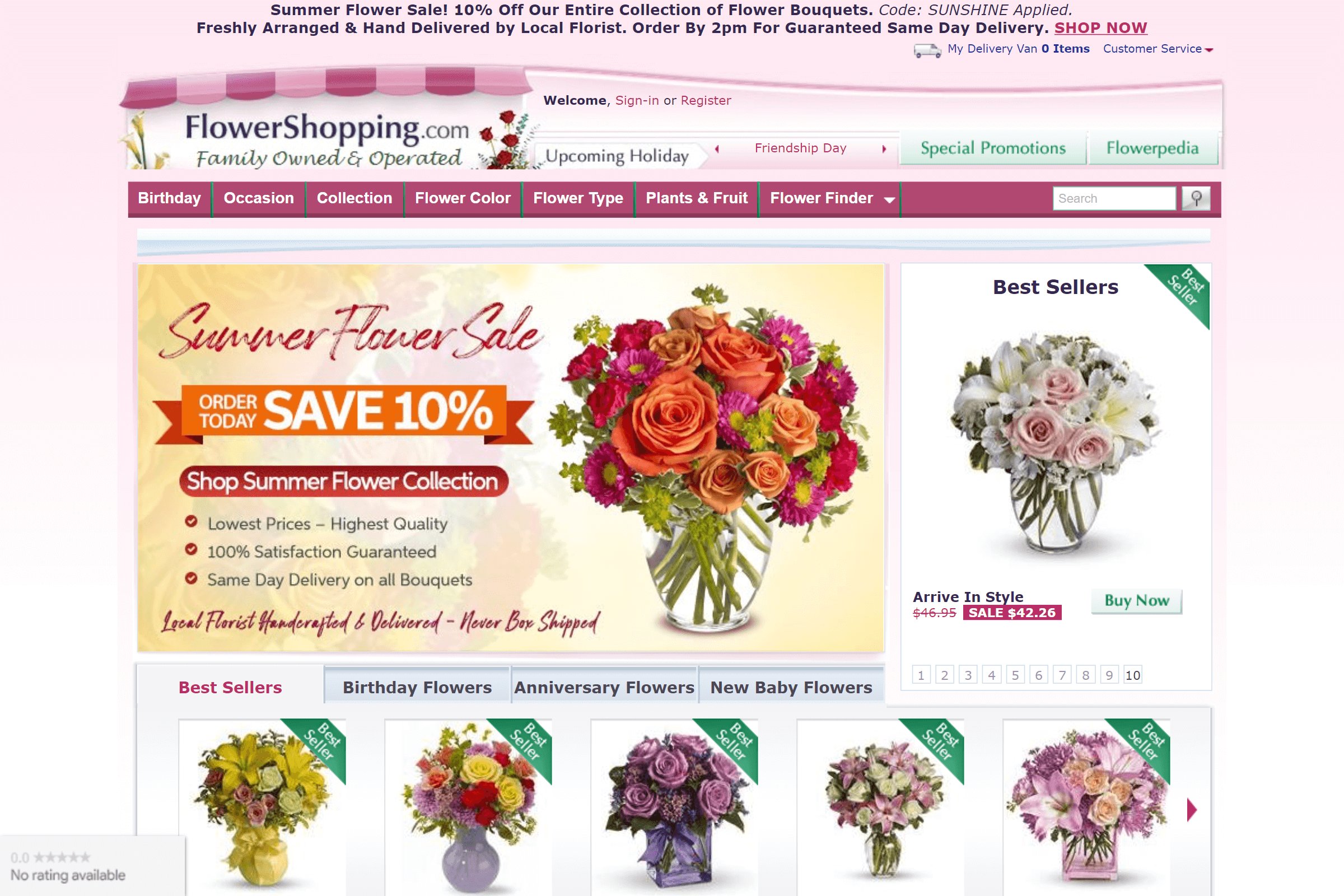 FlowerShopping on ReadSomeReviews