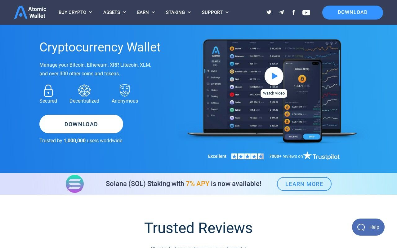 Atomic Wallet on ReadSomeReviews
