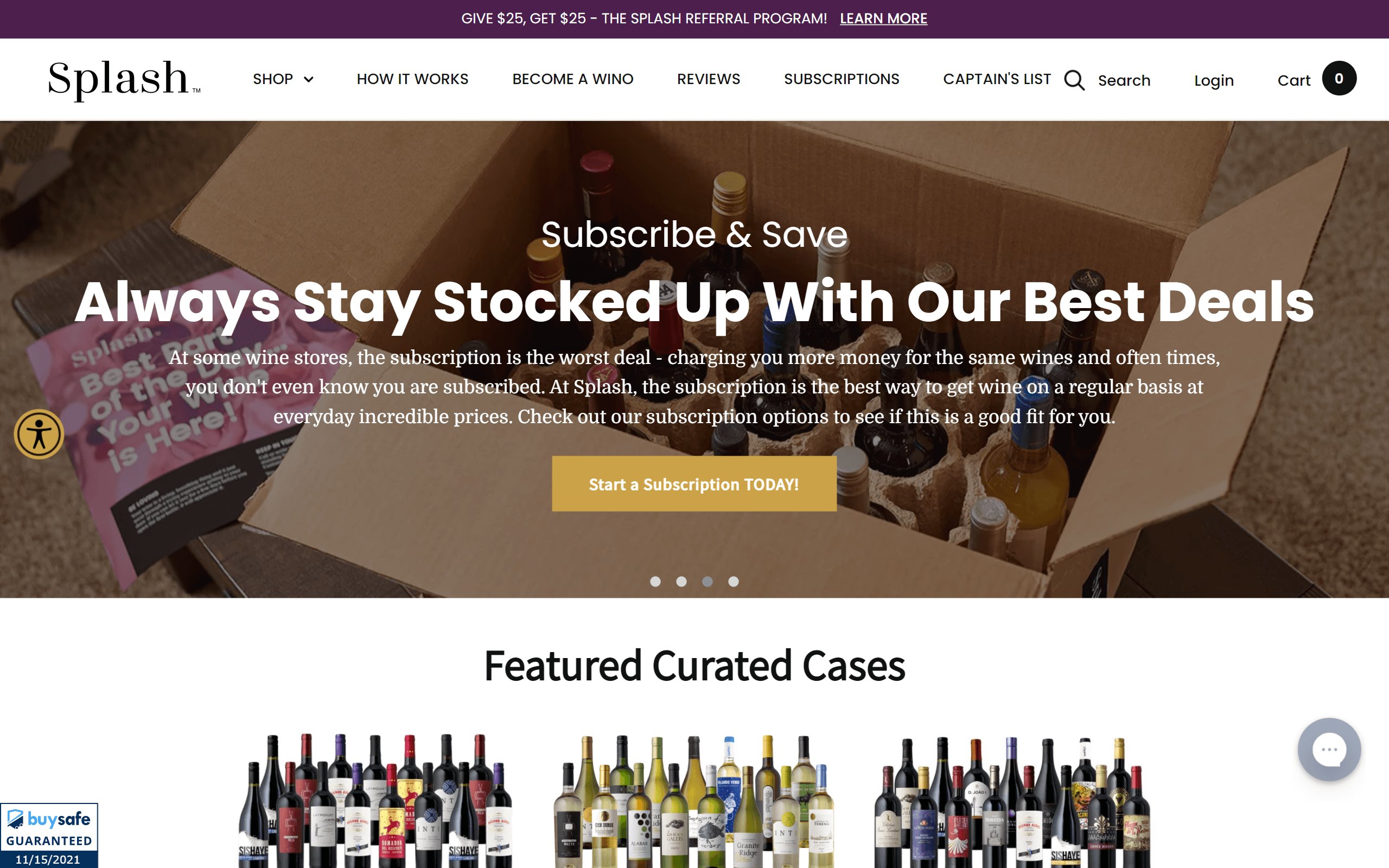 Splash Wines on ReadSomeReviews