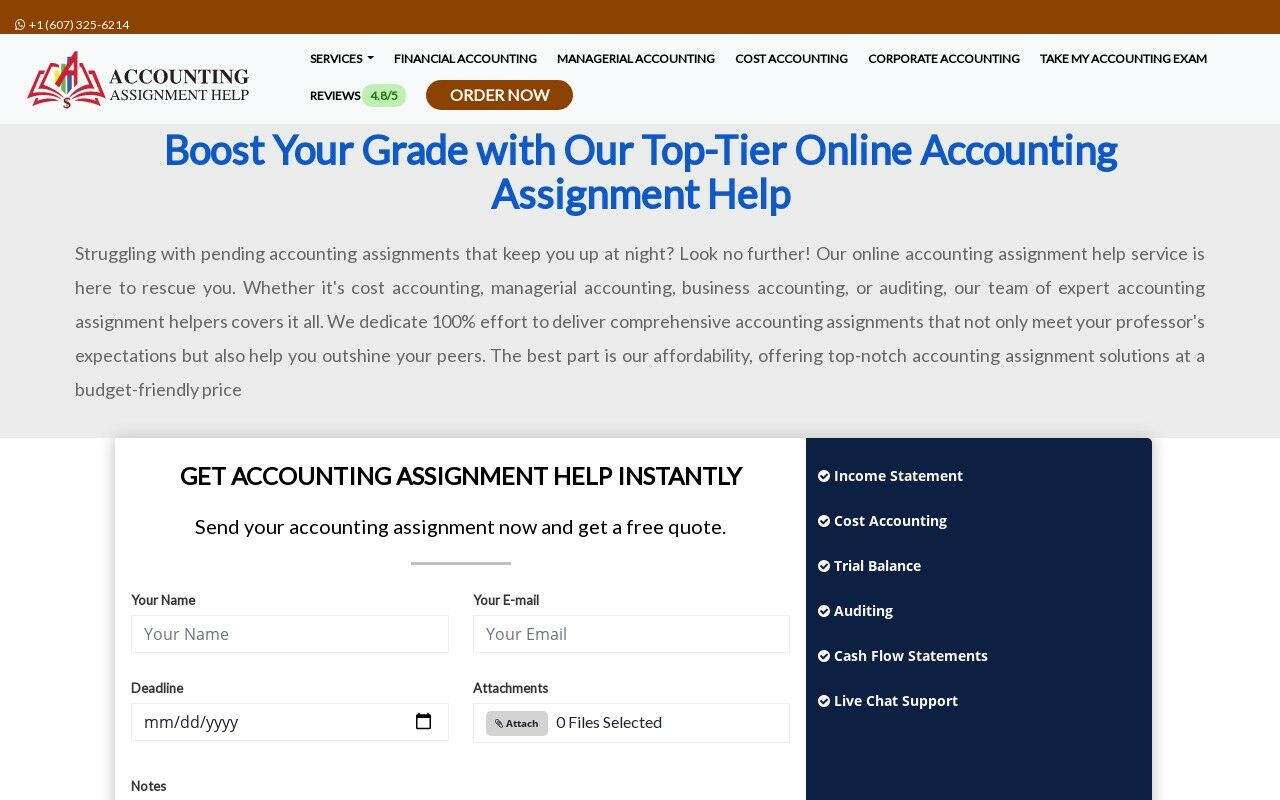 Accounting Assignment Help on ReadSomeReviews