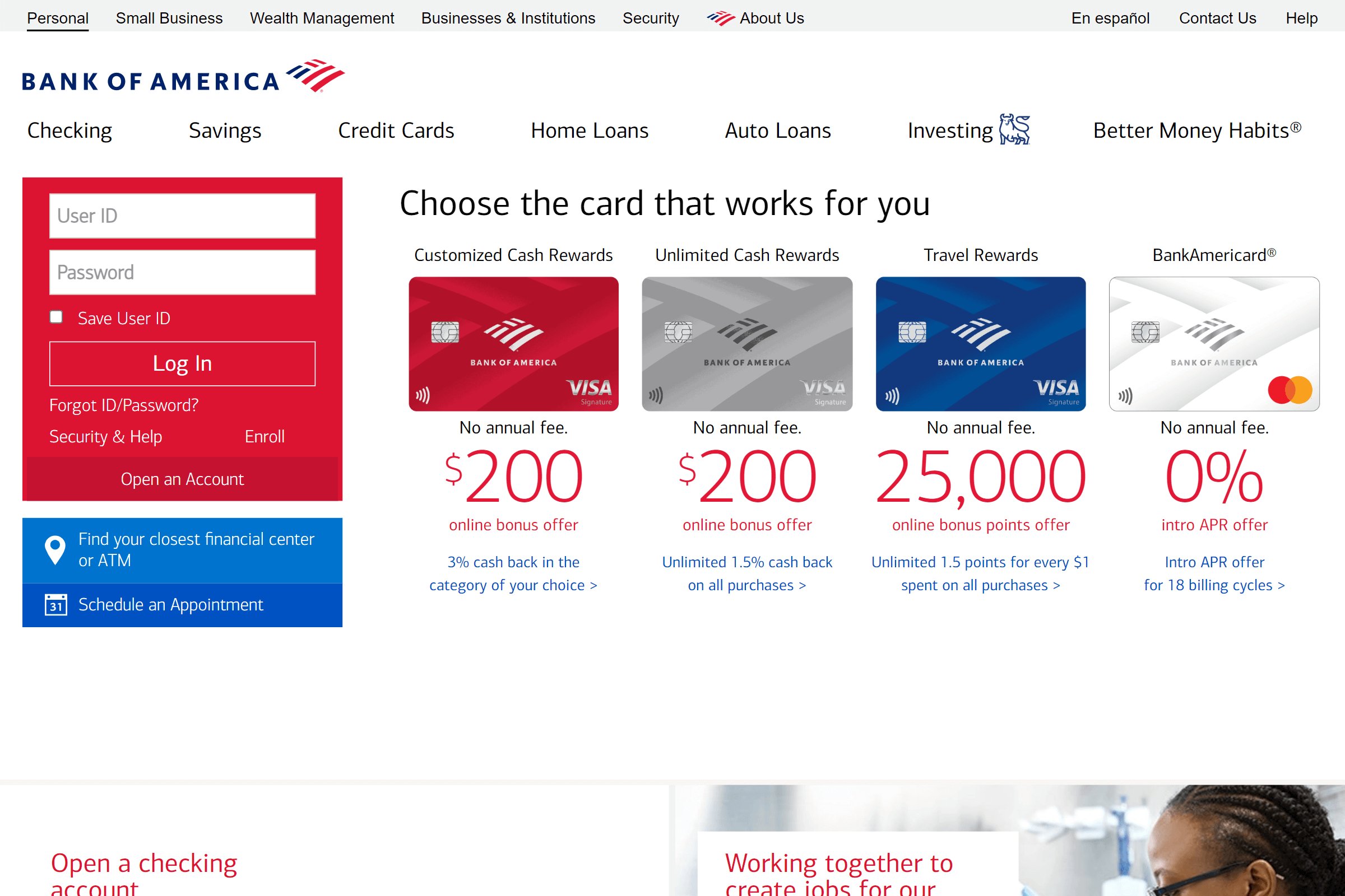 Bank of America on ReadSomeReviews